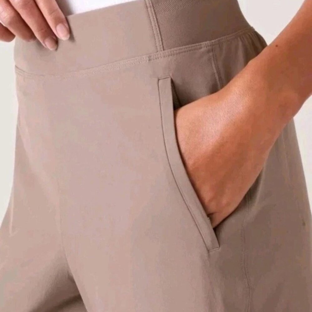 Athleta Taupe Ankle Pants - Picture 3 of 14